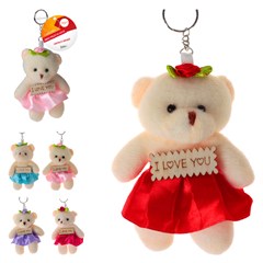 Chaveiro pelucua urso love 19cm              cx:240