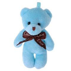 Chaveiro pelucia urso laco 16cm              cx:240