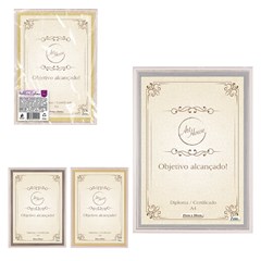 Moldura mad diploma a4 21x30cm          cx:048