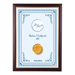 Moldura mad diploma a4 21x30cm           cx:048