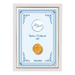 Moldura mad diploma a4 21x30cm           cx:048