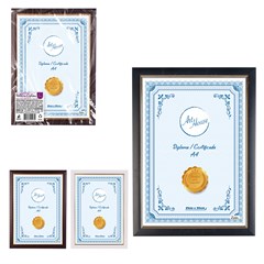 Moldura mad diploma a4 21x30cm           cx:048