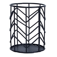 Seca talheres aramado black 10x8cm          cx:048