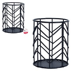 Seca talheres aramado black 10x8cm          cx:048