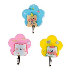 Gancho ades flor 3pcs                        cx:144