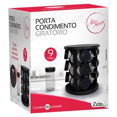 Porta condimento giratorio 9pcs              cx:010
