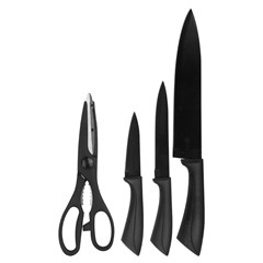 Kit de facas/tesoura 4pcs                    cx:024