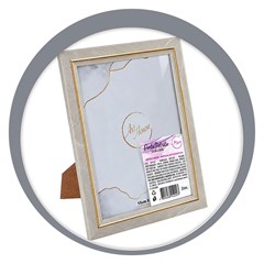 Porta retrato 15x20 marmorizado gold