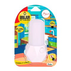 Abajur de tomada 6x8,5x10cm                cx:096