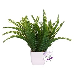 Planta artificial c/vaso plastico 26x25cm    cx:024