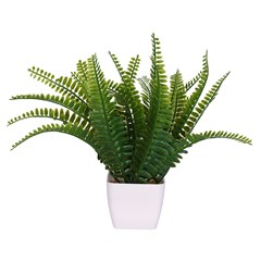 Planta artificial c/vaso plastico 26x25cm    cx:024