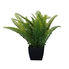 Planta artificial c/vaso plastico 26x25cm    cx:024