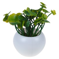 Vaso plast c/suculenta 10x6,5cm         cx:072
