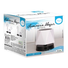 Abajur de mesa touch retratril 29x10cm       cx:012