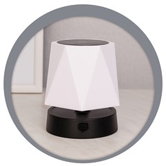 Abajur de mesa touch retratril 29x10cm       cx:012