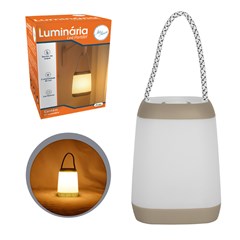 Luminaria led  portatil 9x7x12cm            cx:024