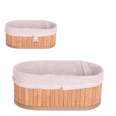 Cesto multiuso red bambu 10,5x20,5x8cm                cx:018