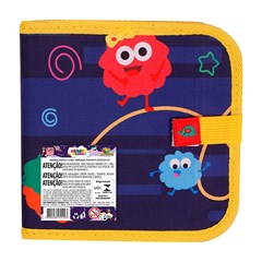 Caderno de pintura 21x21cm c/3 canetas       cx:072