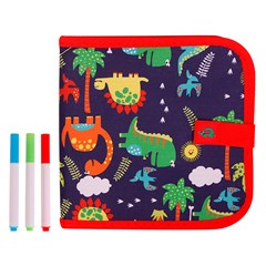 Caderno de pintura 21x21cm c/3 canetas       cx:072