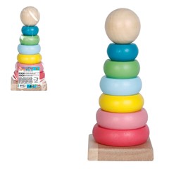 Torre encaixar mdf c/7 pecas 13x6cm          cx:120