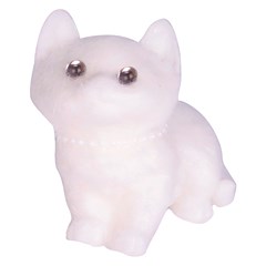 Gatinho de apertar c/bolinhas 7cm            cx:00144