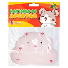 Ratinho de apertar c/bolinhas 7cm            cx:00144