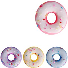 Rosquinha de apertar c/bolinhas 5,5cm        cx:00144