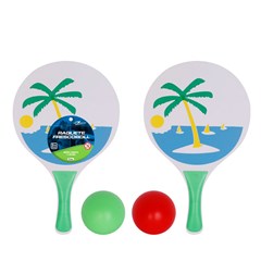 Kit raquete frescoboll c/1 bolinha           cx:048