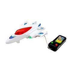 Aviao c/r 3 funcoes caca c/fio               cx:024