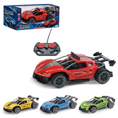 Carro c/r 7 funcoes 1:18 turbo racer         cx:006