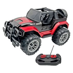 Carro jipe c/r 7funcoes 1:18cm road