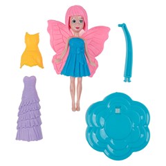 Boneca amy troca de roupa 8cm