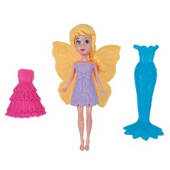 Boneca amy troca de roupa 10cm