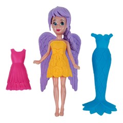 Boneca amy troca de roupa 10cm