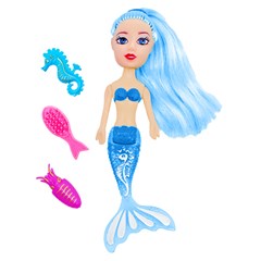 Boneca amy sereia c/3 acessorios 16cm        cx:00144