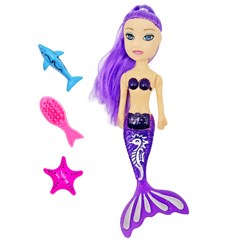 Boneca amy sereia c/3 acessorios 16cm        cx:00144