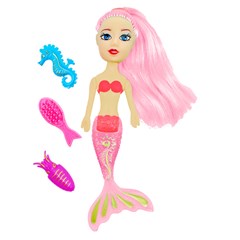 Boneca amy sereia c/3 acessorios 16cm        cx:00144