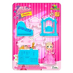 Boneca abbie princesa c/6 acessorios         cx:00036