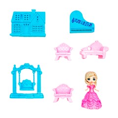 Boneca abbie princesa c/6 acessorios         cx:00036