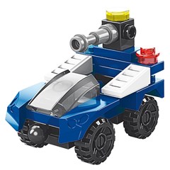 Blocos de montar robo policia                cx:036