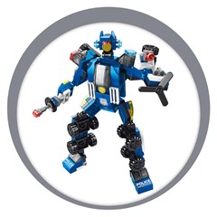 Blocos de montar robo policia                cx:036