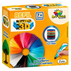 Refil p/caneta 3d c/5 unidades 200cmx0,17mm
