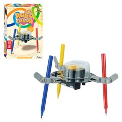 Robo criando desenhos c/3 canetinhas