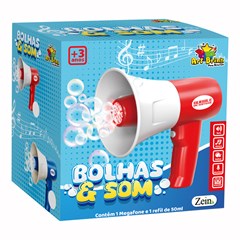 Megaphone bolhas de sabao multifuncao        cx:012