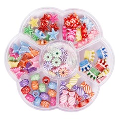 Kit pulseira no estojo plastico              cx:144