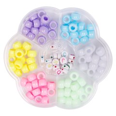 Kit pulseira no estojo plastico              cx:144