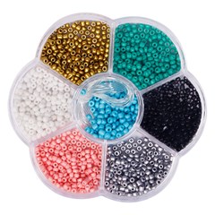 Kit pulseira no estojo plastico              cx:144