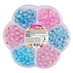 Kit pulseira no estojo plastico              cx:144