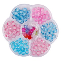 Kit pulseira no estojo plastico              cx:144