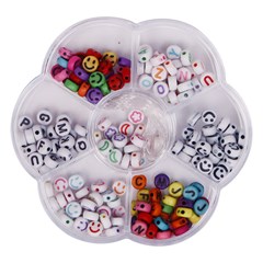 Kit pulseira no estojo plastico              cx:144